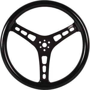 JOES Racing Products - 13535-CB - Steering Wheel 15in Flat Rubber Coated w/ Black