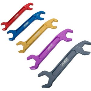JOES Racing Products - 18000 - Aluminum Wrench Set Double Ended 6an-16an