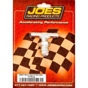 JOES Racing Products - 25847 - Carb Fitting -6an Fuel Line Mini Sprint