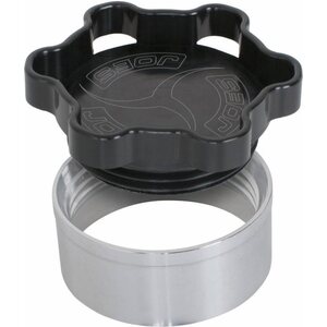 JOES Racing Products - 37402 - Filler Cap with Weld-In Bung Alum  2in ID Black