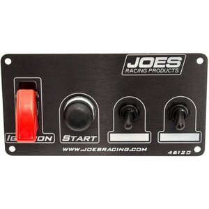 JOES Racing Products - 46120 - Switch Panel Ing/Start w /2 Acc Switches No Light