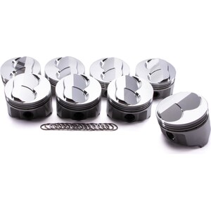 Icon Pistons - IC802.030 - SBC Forged Domed Piston Set 4.030 Bore