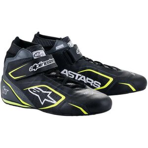 Alpinestars USA - 2710122-1055-8 - Shoe Tech-1T V3 Black / Flu Yellow Size 8