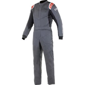 Alpinestars USA - 3355921-143-44 - Suit Knoxville V2 Grey / Red 2X-Small