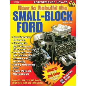 S-A Books - SA102 - How To Rebuild The Small Block Ford