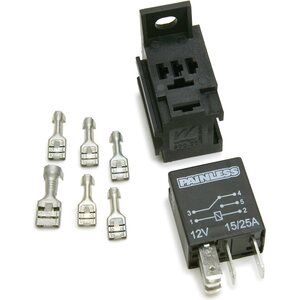 Painless Wiring - 80136 - Micro Relay w/Base & Ter minals