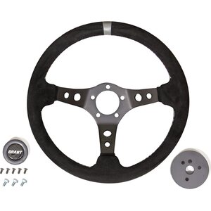 Grant - 694 - Suede Racing Steering Wheel w/Center Marker