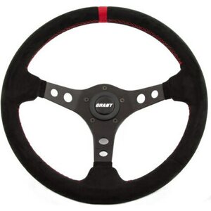Grant - 695 - Suede Racing Steering Wheel w/Center Marker