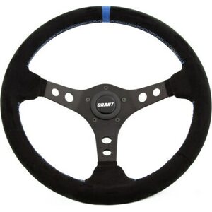 Grant - 696 - Suede Racing Steering Wheel w/Center Marker