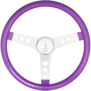 Grant - 8463 - Steering Wheel Mtl Flake Purple/Spoke Chrm 15