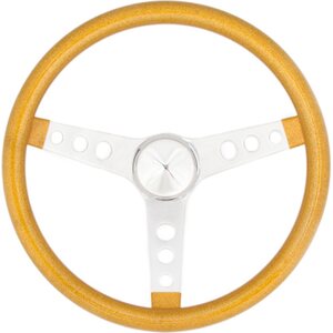 Grant - 8467 - Steering Wheel Mtl Flake Gold/Spoke Chrm 15