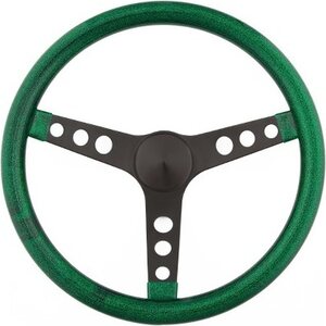 Grant - 8472 - Steering Wheel Mtl Flake Green/Spoke Blk 15