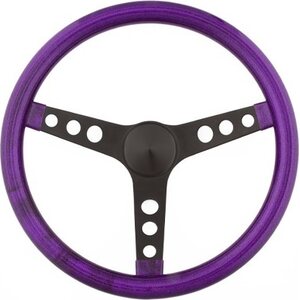 Grant - 8473 - Steering Wheel Mtl Flake Purple/Spoke Blk 15