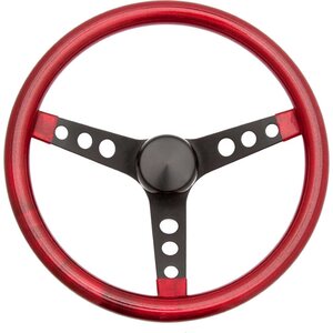 Grant - 8475 - Steering Wheel Mtl Flake Red/Spoke Blk 15