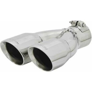 Flowmaster - 15389 - Exhaust Tip 3in Dual Angle 2.5in Inlet