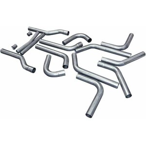 Flowmaster - 15935 - U-Fit Dual Exhaust Pipe Kit - 2.25in