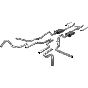 Flowmaster - 817938 - 67-72 Ford F100 Header Back 2.5in Exhaust Kit
