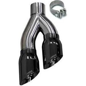 Corsa Performance - 14031BLK - Exhaust Tip Twin Outlet