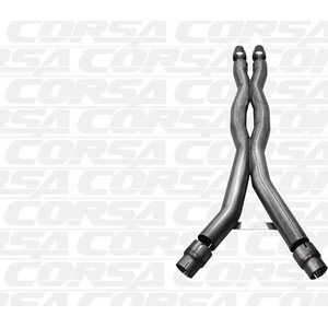 Corsa Performance - 14327 - 15-  Mustang 5.0L X-Pipe