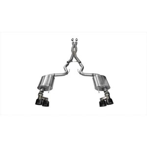 Corsa Performance - 14337BLK - Exhaust Cat-Back - 3.0in Dual Rear Exit