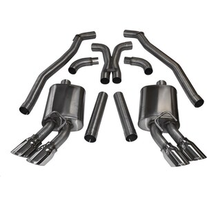 Corsa Performance - 14971 - Exhaust Cat-Back e - 3.0in Cat-Back + X-P