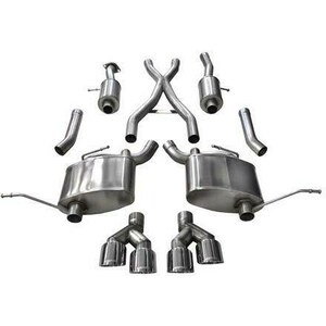 Corsa Performance - 14992 - Exhaust Cat-Back - 2.5in Dual Rear Exit