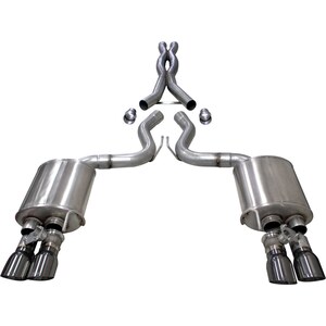 Corsa Performance - 21001GNM - Exhaust Cat Back 18- Mustang 5.0L