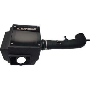 Corsa Performance - 45554D - Air Induction System - Drytech Closed Box - Reusable Filter - Plastic - Black - 6.2 L - GM LS-Series - GM Fullsize SUV / Truck 2014-20 - Kit