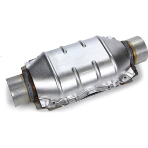 Dynomax - 15038 - Catalytic Converter - 2-1/2 in Inlet - 2-1/2 in Outlet - 6-1/8 x 4-1/4 in Case - 14 - Stainless