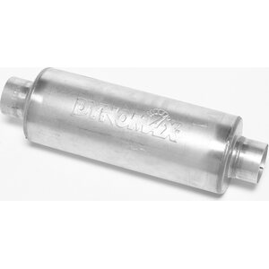 Dynomax - 17224 - Muffler - Ultra Flo Welded - 3-1/2 in Center Inlet - 3-1/2 in Center Outlet - 16 x 6 in Round Body - 21