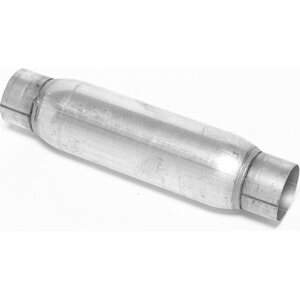Dynomax - 24215 - Muffler - Race Series Bullet - 2-1/2 in Center Inlet - 2-1/2 in Center Outlet - 12 x 4 in Round Body - 16-1/2