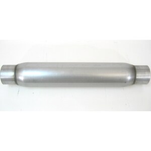 Dynomax - 24219 - Muffler - Race Series Bullet - 3 in Center Inlet - 3 in Center Outlet - 16 x 4 in Round Body - 23-1/2