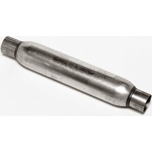 Dynomax - 24236 - Muffler - Race Series Bullet - 2-1/2 in Center Inlet - 2-1/2 in Center Outlet - 18 x 4 in Round Body - 24-1/2