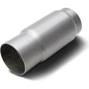 Dynomax - 24249 - Muffler - Race Series Mini Bullet - 3 in Center Inlet - 3 in Center Outlet - 3-1/2 x 3-5/8 in Round Body - 6-1/2 - Stainless