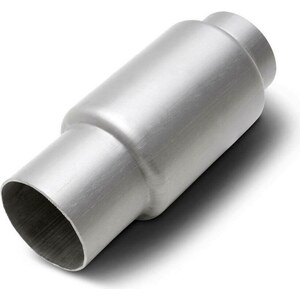 Dynomax - 24250 - Muffler - Race Series Mini Bullet - 3 in Center Inlet - 3 in Center Outlet - 4 x 6-1/2 in Round Body - 9 - Stainless