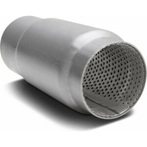 Dynomax - 24251 - Muffler - Race Series Mini Bullet - 3-1/2 in Center Inlet - 3-1/2 in Center Outlet - 5-3/4 x 4 in Round Body - 9