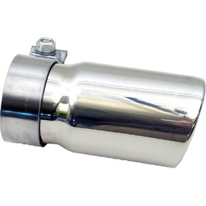 Dynomax - 36505 - Exhaust Tip - Clamp-On - 3 in Inlet - 4 in Round Outlet - 6