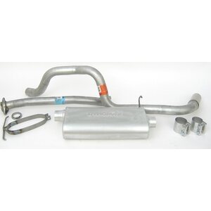 Dynomax - 39315 - Exhaust System - Ultra Flo - Cat-Back - 2-1/2 in - Single Side Exit - 3 in Polished Tip - Ford Compact Truck 1998-2012