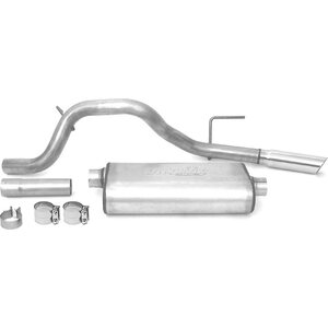 Dynomax - 39475 - Exhaust System - Ultra Flo - Cat-Back - 2-1/2 in - Single Rear Exit - 3 in Polished Tip - Mopar V6 - Dodge Compact SUV 2007-12