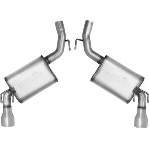 Dynomax - 39493 - Exhaust System - Ultra Flo - Axle-Back - 2-1/2 in - Dual Rear Exit - 4 in Polished Tips - GM V6 - Chevy Camaro 2010-14