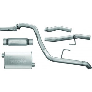 Dynomax - 39541 - Exhaust System - QuietCrawler - Cat-Back - 2.5 in - Single Rear Exit - 2.5 in Tip - Jeep Gladiator 2020