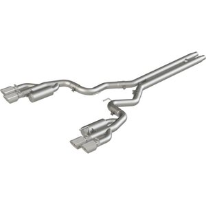 MBRP - S7207AL - 18-  Mustang 5.0L 3in Ca t Back Exhaust Quad Dual