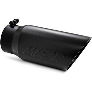 MBRP - T5053BLK - Tip 5in O.D. Dual Wall A ngled  4in inlet