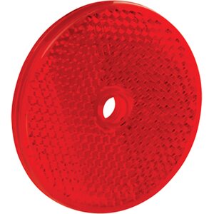 Reese - 70-71-170 - Round 2-3/16in Red Refle ctor w/Center Mounting H