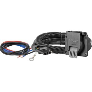 Curt Manufacturing - 58980 - Towing Electrical Adapte r 4 Way Flat to 7 Way RV