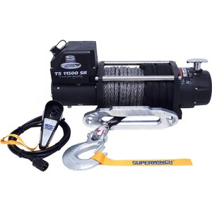 Superwinch - 1511201 - Tiger Shark 11500SR Winc h 11500lb Synthetic Rope