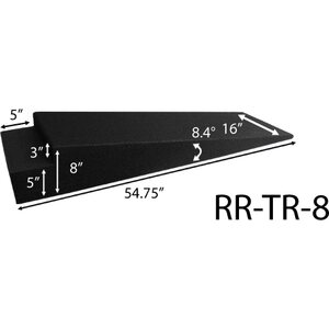 Race Ramps - RR-TR-8 - 8in Trailer Ramps Pair