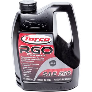 TORCO - A240250SE - RGO Racing Gear Oil 250- 4-Liter Bottle