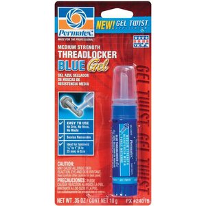 Permatex - 24010 - Blue Threadlocker Gel Tube 10g