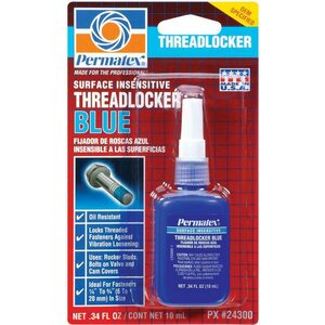 Permatex - 24300 - Medium Threadlocker 10ml Bottle - Blue